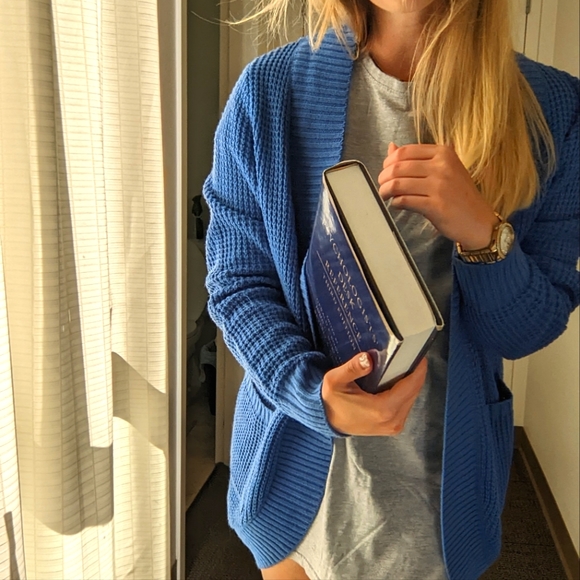 YIBOCK Cozy Waffle Weave Knit Sweater - Picture 3 of 7